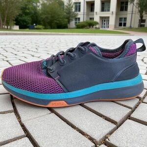 KURU Women's Size 7.5M Cloud Atom Purple & Blue Athletic Comfort Sneakers Shoes